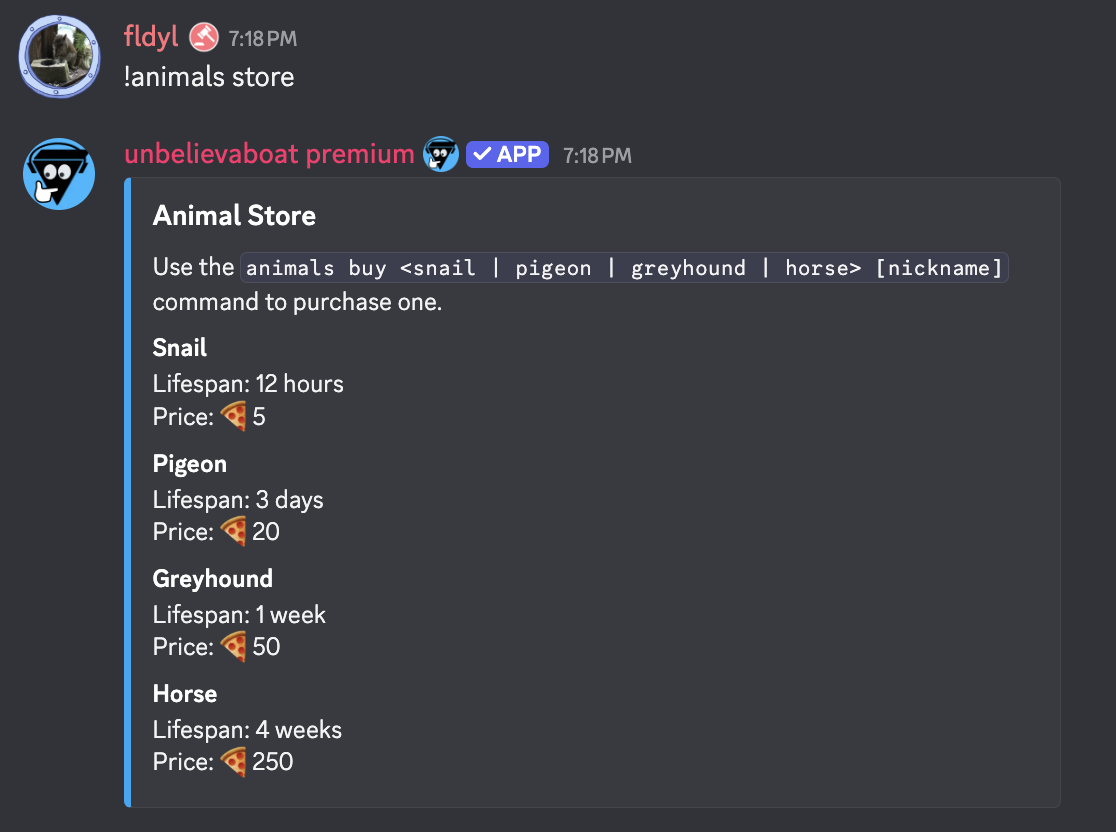 animal store