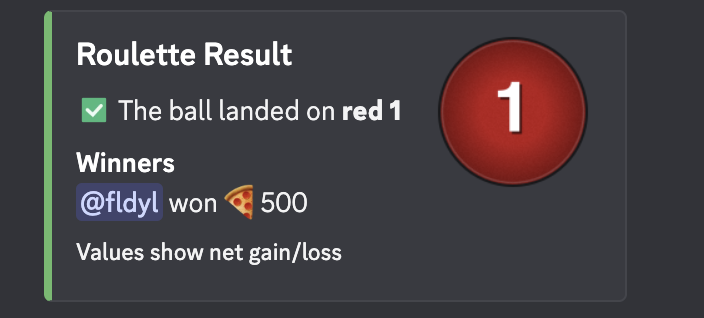roulette game results