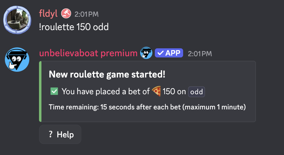 starting roulette game